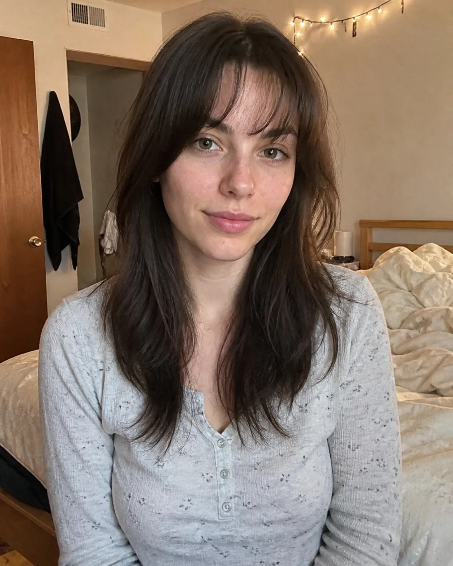 Curtain bangs