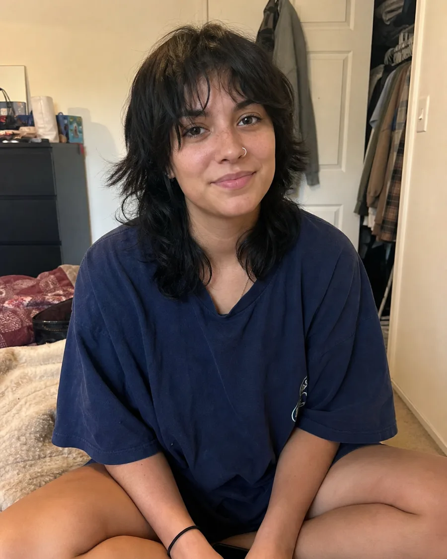 Shaggy wolf cut